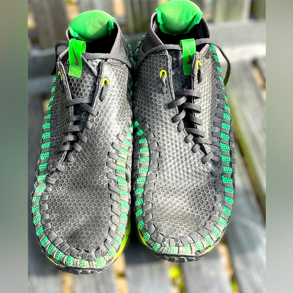 RARE Nike Air Footscape Woven Chukka Green Multicolor size 13
